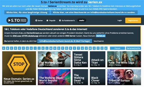 serienstream-sx|serien.sx statt s.to: erste DNS